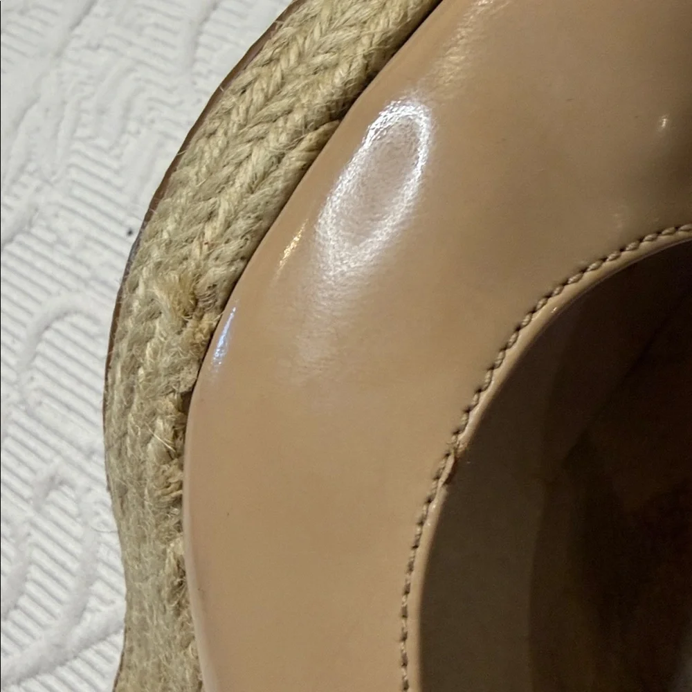 MICHAEL Michael Kors Beige Wedge Espadrille Sandals. 8.5 Sling back.